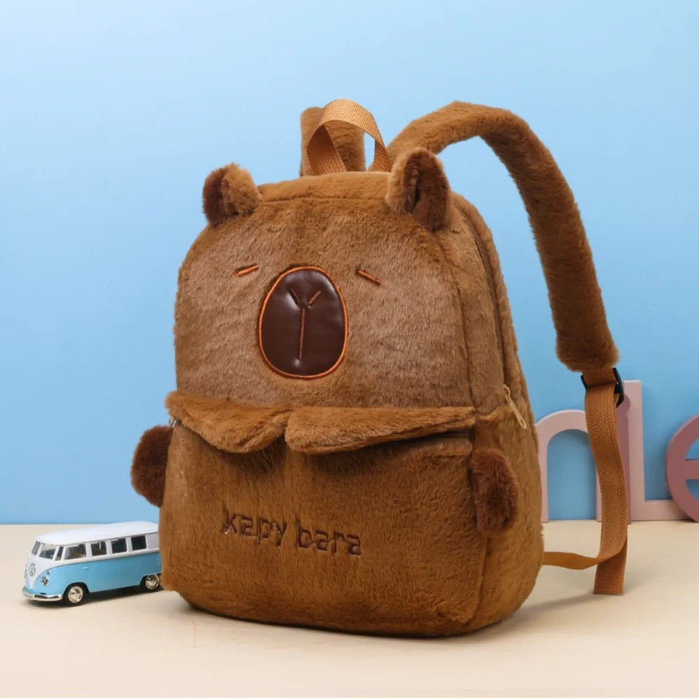 Shoulder Bag Capybara Plush Backpack Animals Students School Bag Couple - Mammalook