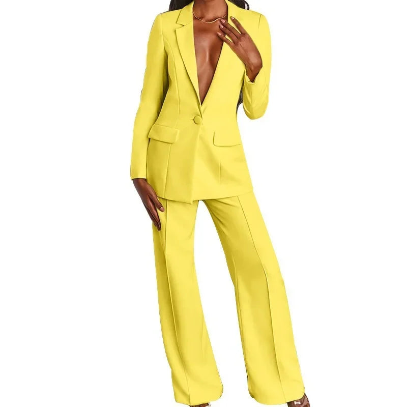 Long Sleeve Suit - Two-Piece Set