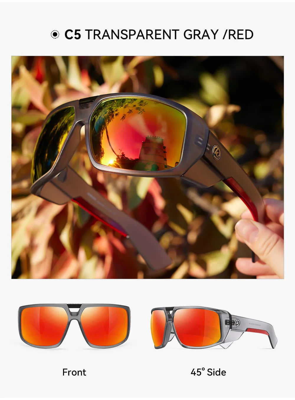 2024 High Quality KDEAM Polarized Man Sunglasses Luxury Brand Designer Green Goggles Fishing Driving Outdoor Eyewear TUNA ALLEY - Mammalook