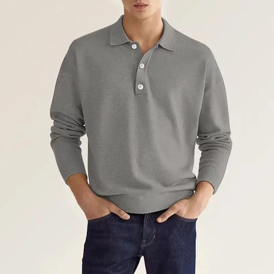 Men's Long Sleeve Polo Shirts - Mammalook