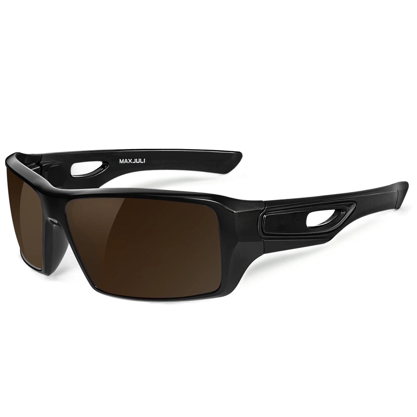 MAXJULI Polarized Wrap Around Sports Sunglasses for Big Heads Men Women UV400 Protection Sun Glasses 8232 - Mammalook