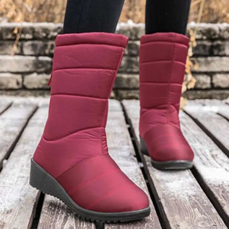 Snow Women Boots Plush Shoes For Women Waterproof Ladies Shoes Keep Warm Boots For Women Soft Casual Botas Mujer Winter Footwear - Mammalook