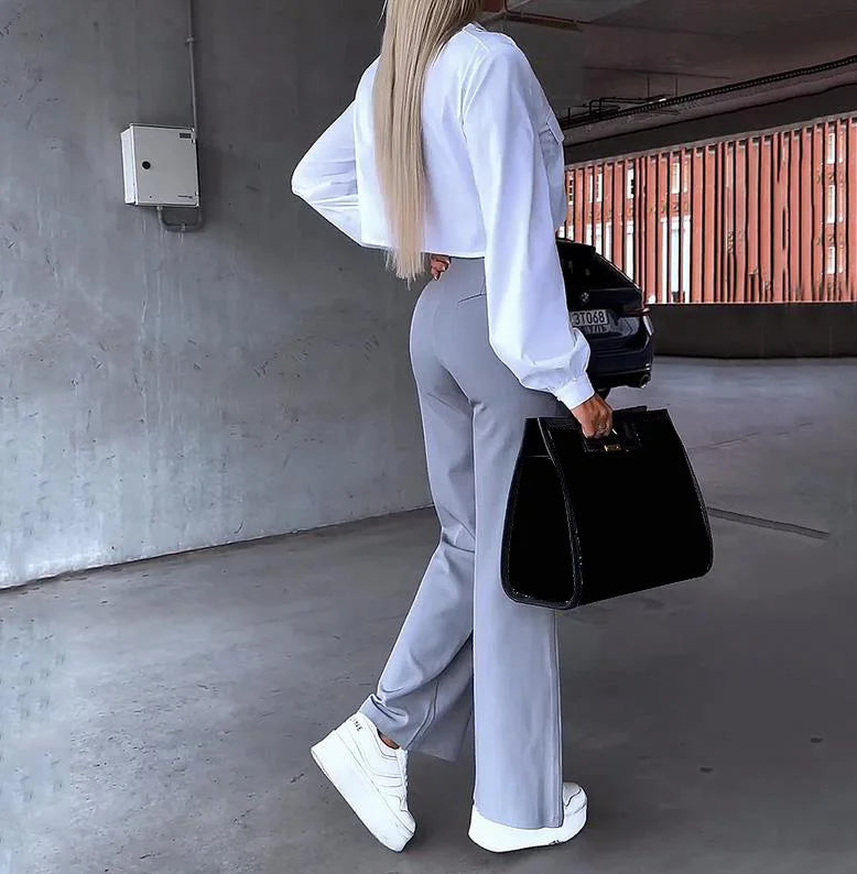 Two-Piece Blazer & Pant Set – Suit Outfit