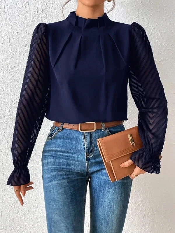 Spring Shirt - Chiffon Long Sleeved