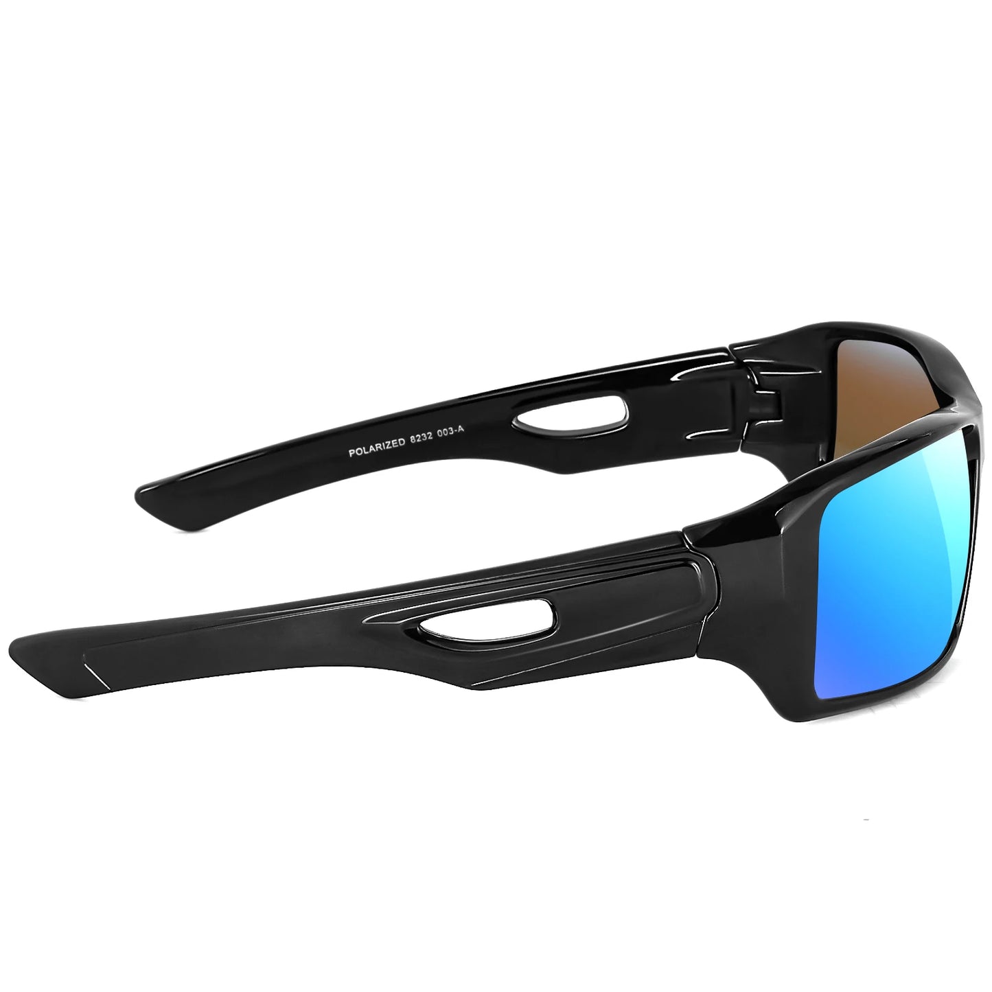 MAXJULI Polarized Wrap Around Sports Sunglasses for Big Heads Men Women UV400 Protection Sun Glasses 8232 - Mammalook