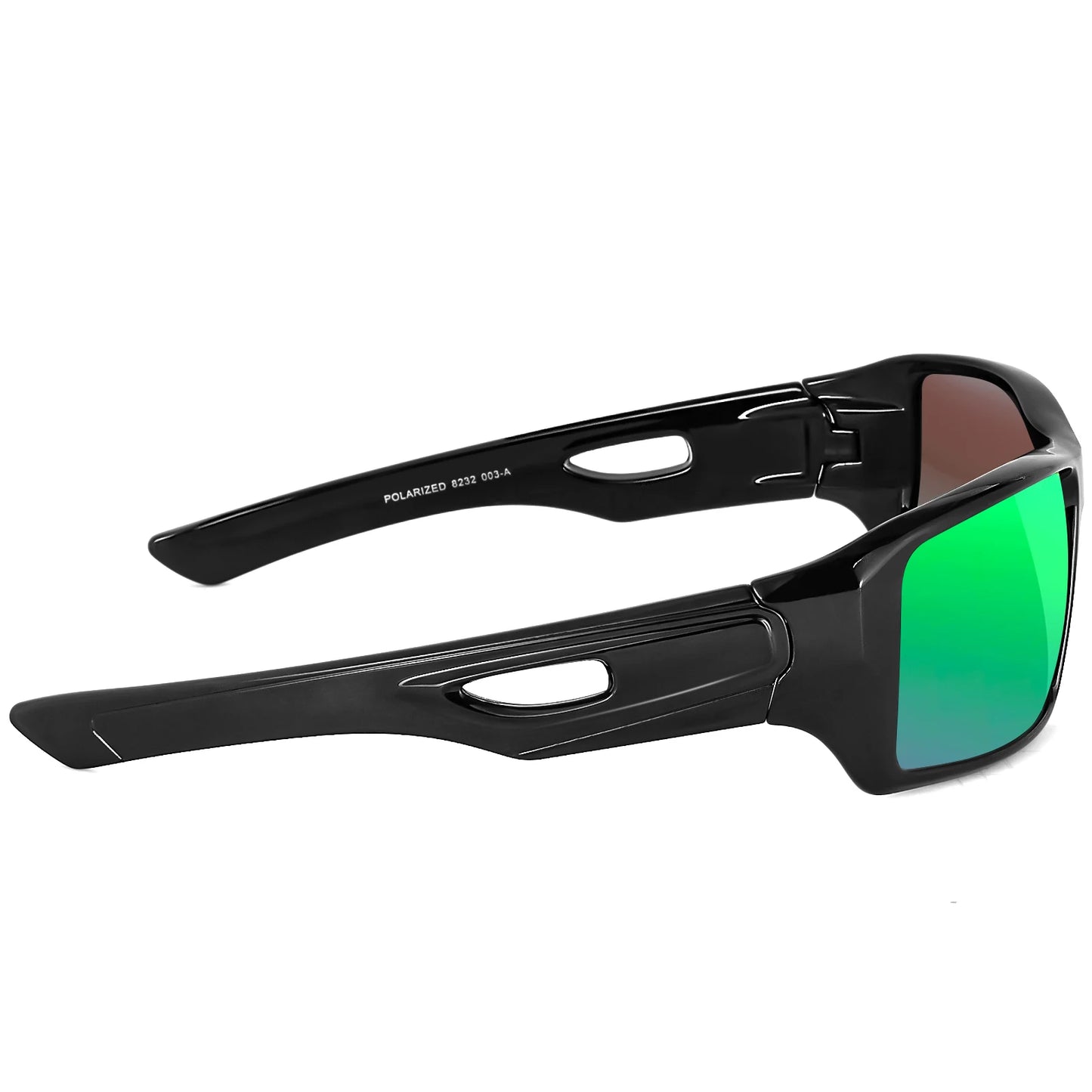 MAXJULI Polarized Wrap Around Sports Sunglasses for Big Heads Men Women UV400 Protection Sun Glasses 8232 - Mammalook
