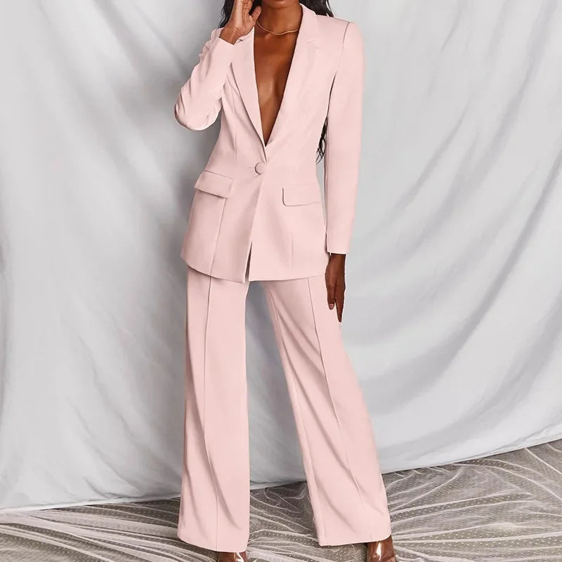 Long Sleeve Suit - Two-Piece Set