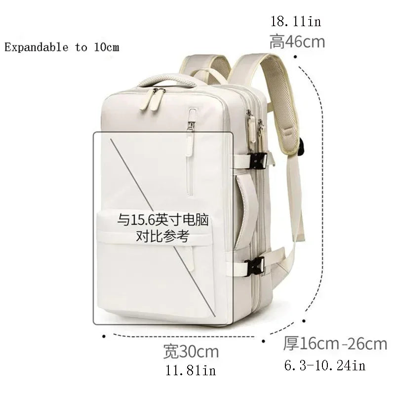 Travel Backpack 40x20x25 Cabin Waterproof Y2k Bags Carryon For Laptop 15.6 Inch High Quality Ryanair With USB Charging Sports - Mammalook