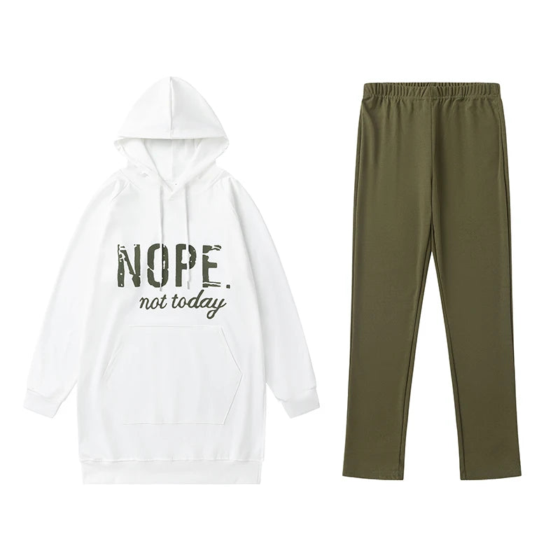 Long Sleeved Hooded - Casual Suit