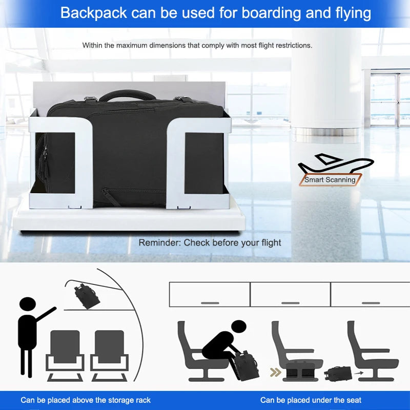 Geestock Easyjet Carry-Ons 45x36x20 Backpack Large Capacity Travel Backpack for Women/Men Laptop Bag Cabin Bag for Plane Travel - Mammalook