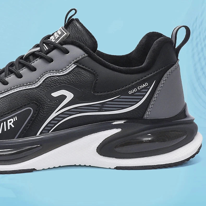 Men’s Platform Athletic Sneakers – Casual Street Style & Winter-Warm Sport Shoes