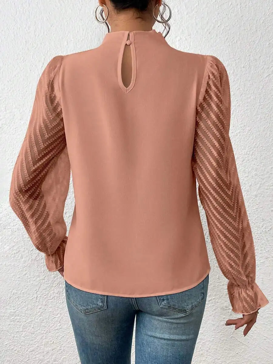 Spring Shirt - Chiffon Long Sleeved