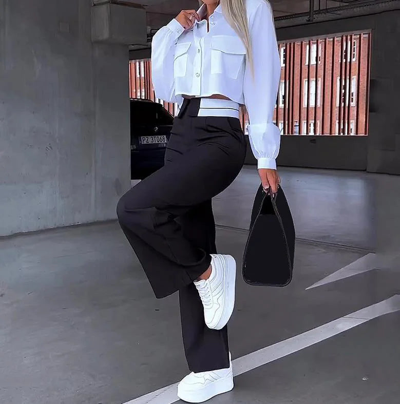 Two-Piece Blazer & Pant Set – Suit Outfit