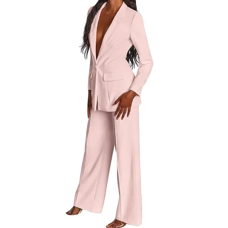 Long Sleeve Suit - Two-Piece Set
