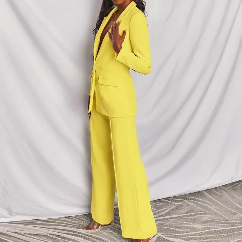 Long Sleeve Suit - Two-Piece Set