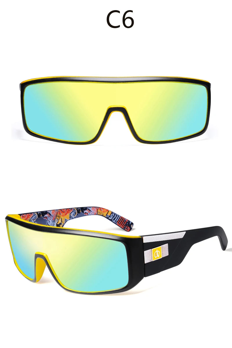 VIAHDA Cycling Sunglasses Men Large Frame Women Driving Glasses Camping Hiking Fishing Classic UV400 - Mammalook