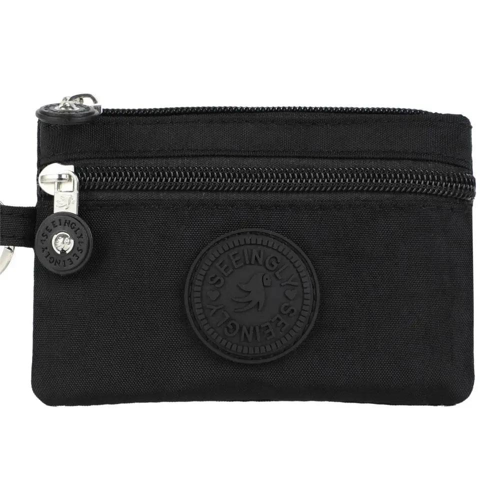 Canvas Money Coin Purse 2024 New with Key Ring Waterproof Credit Card Holoder Wear-resistant Wallet Money Bag Male Female - Mammalook