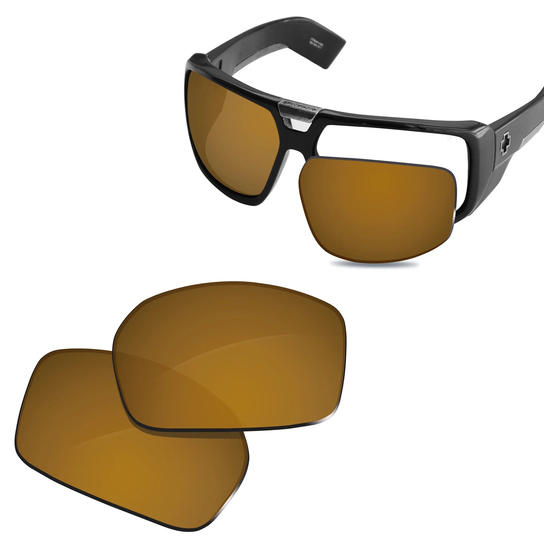 Glintbay New Performance Polarized Replacement Lenses for Spy Optic Touring Sunglasses - Multiple Colors - Mammalook