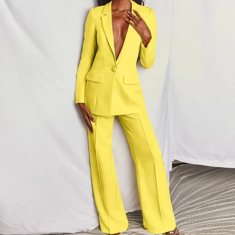 Long Sleeve Suit - Two-Piece Set