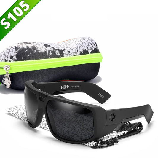 TOURING Polarized Sunglasses Men UV400 Sport Driving Goggles Mirrored Shield Brand New Shades With Free Case - Mammalook