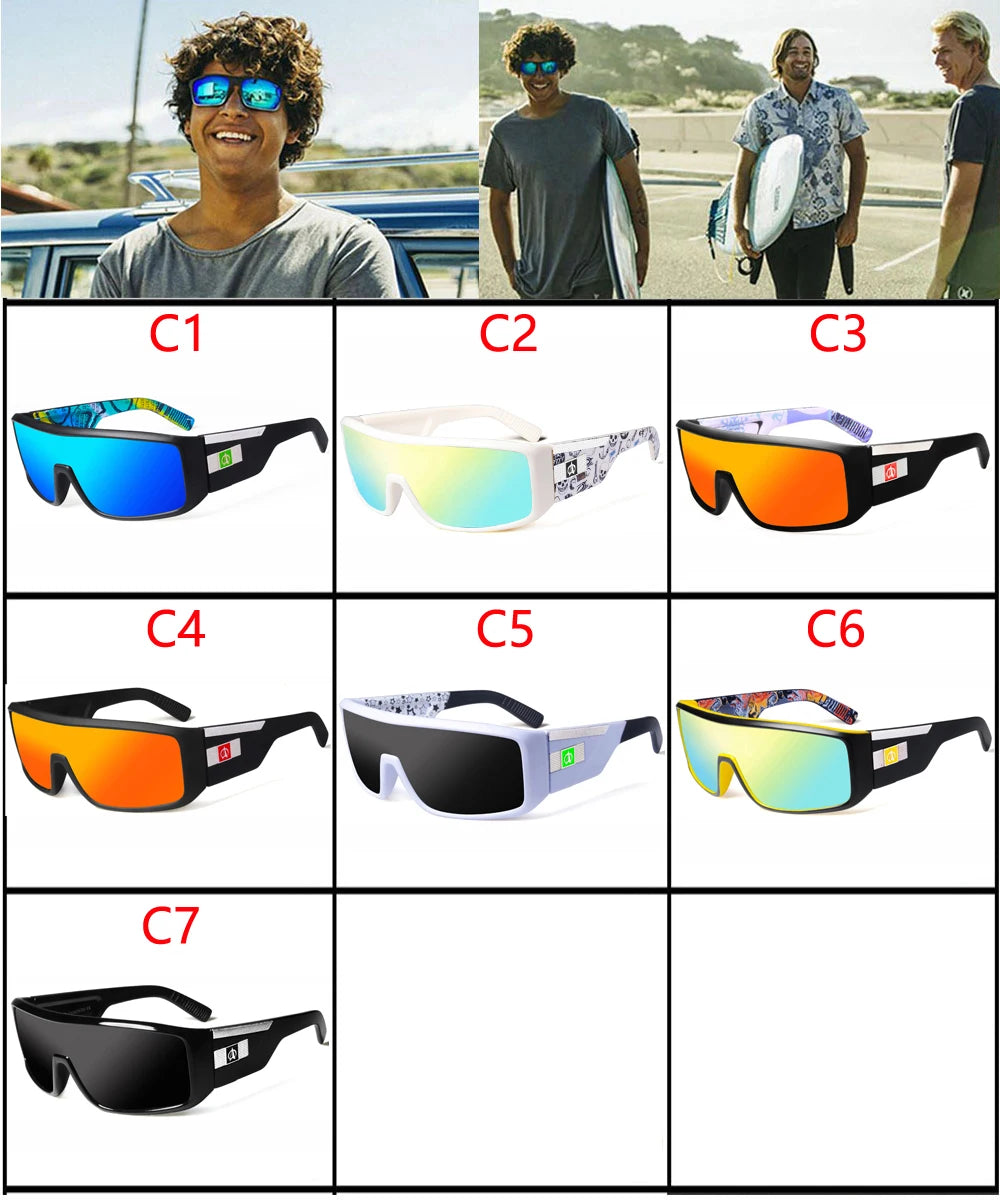 VIAHDA Cycling Sunglasses Men Large Frame Women Driving Glasses Camping Hiking Fishing Classic UV400 - Mammalook