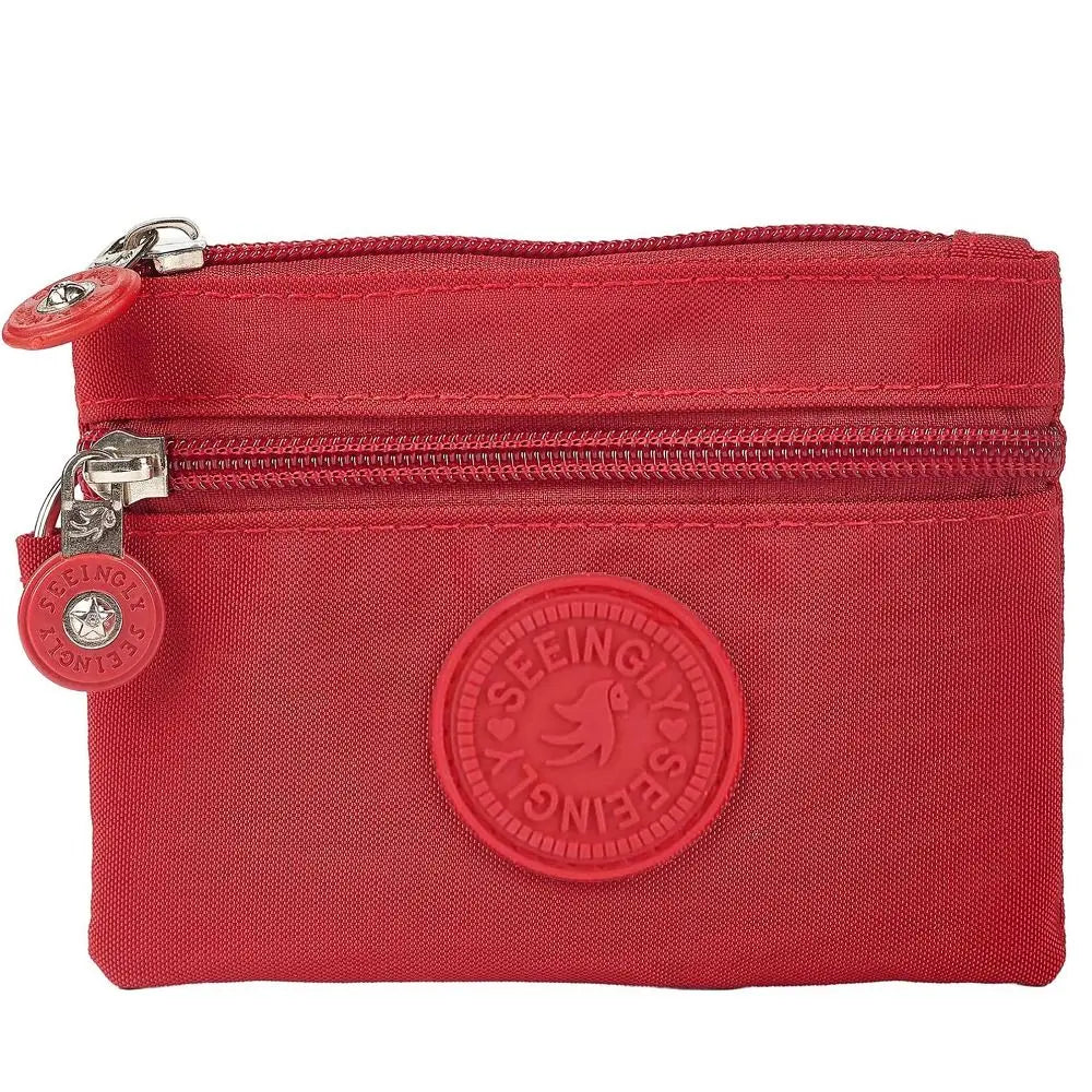 Canvas Money Coin Purse 2024 New with Key Ring Waterproof Credit Card Holoder Wear-resistant Wallet Money Bag Male Female - Mammalook