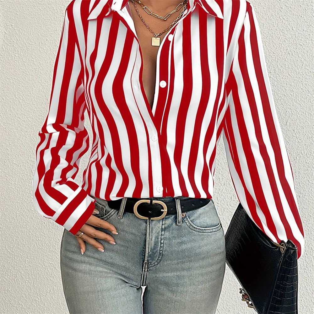 Striped Printed - Long sleeved Shirt