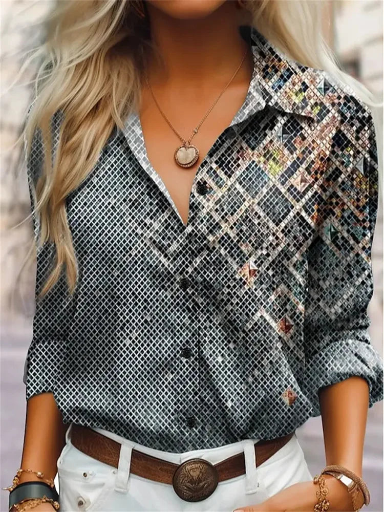 Striped Printed - Long sleeved Shirt
