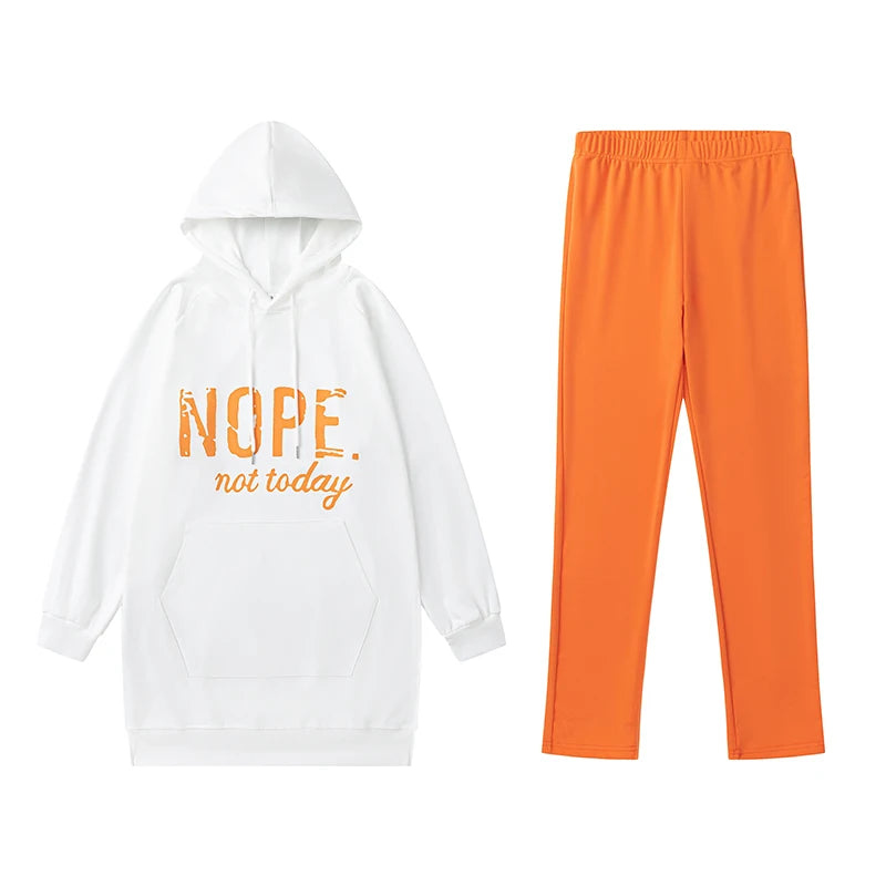 Long Sleeved Hooded - Casual Suit