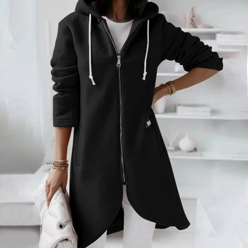 Hoodie with Zipper and Hood