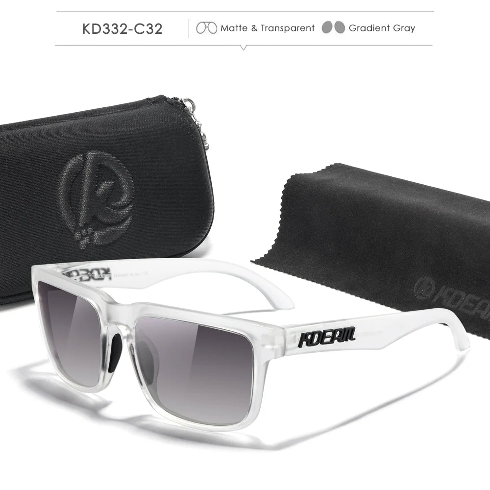 Fabulous Look KDEAM Sunglasses Men UV Blocked And Polarized Sunglasses Women For Fishing Driving Hiking With Zipper Case - Mammalook