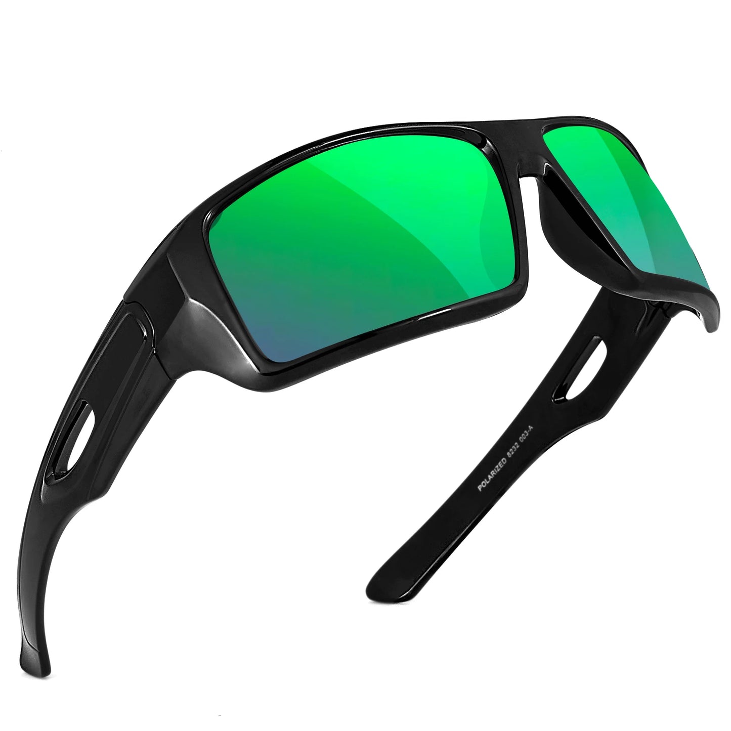 MAXJULI Polarized Wrap Around Sports Sunglasses for Big Heads Men Women UV400 Protection Sun Glasses 8232 - Mammalook