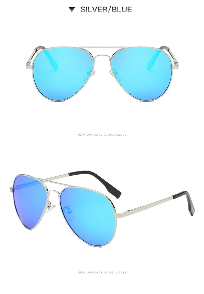 LIOUMO Polarized Aviation Sunglasses – Stylish & Anti-Glare Pilot Glasses for Men & Women