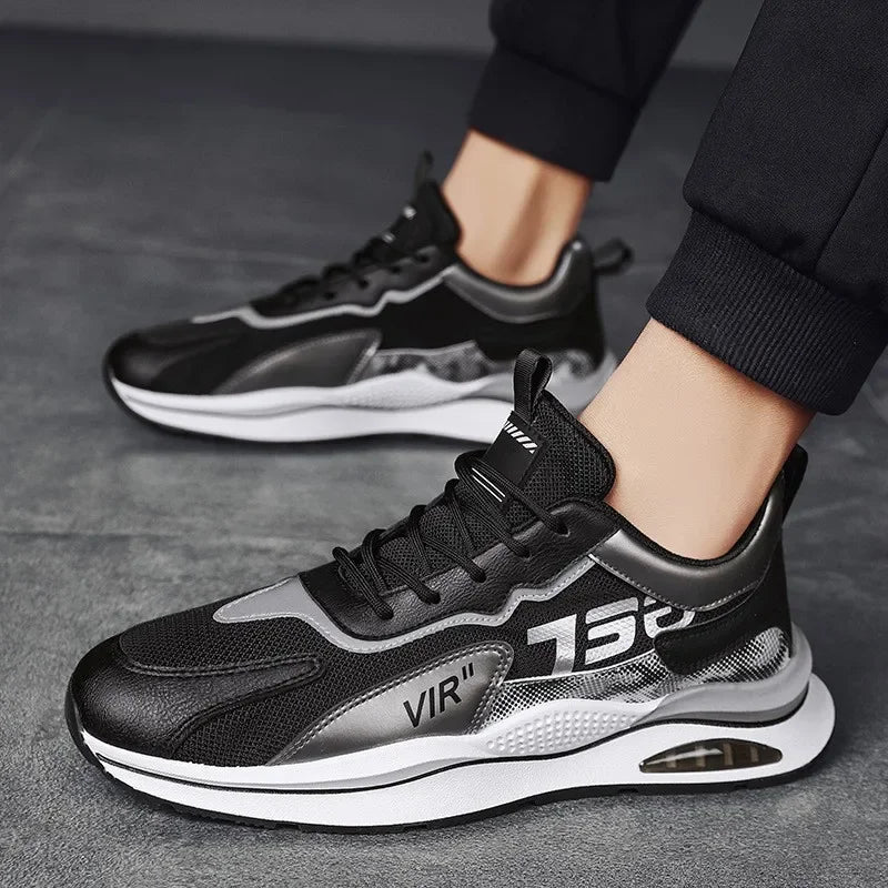 Men’s Summer Mesh Sports Sneakers – Anti-Slip Basketball & Running Shoes