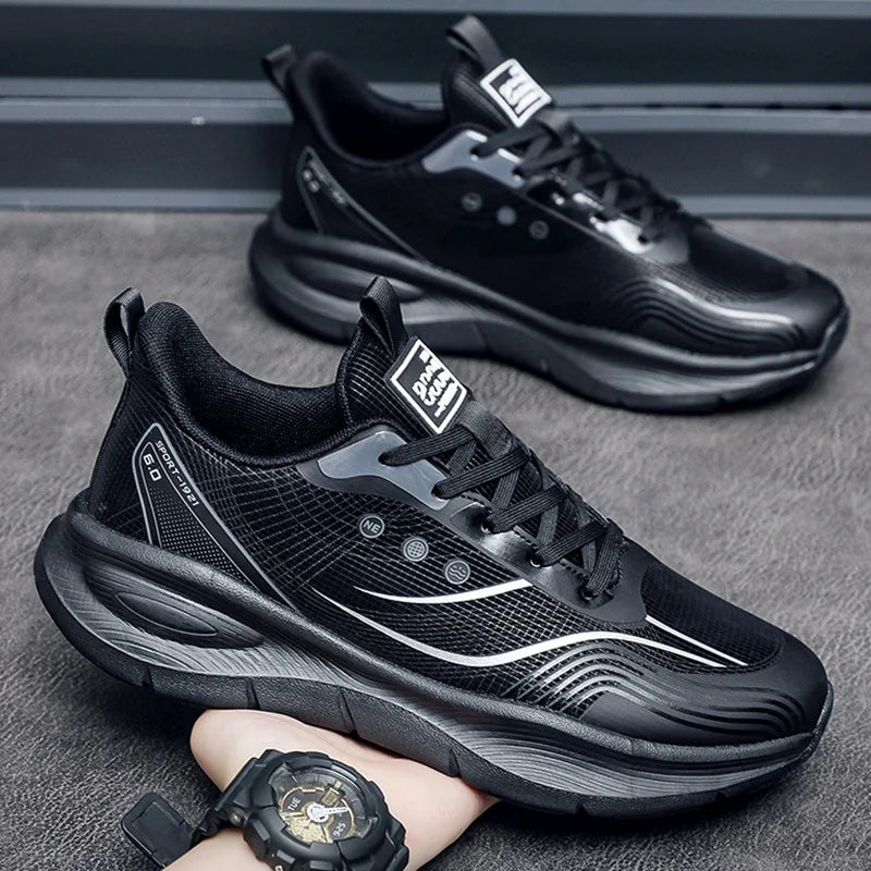 New Designer Platform Sneakers for Men Spring Autumn Soft-soled Casual Men's Running Shoes Fashion Light Sports Shoes Male - Mammalook