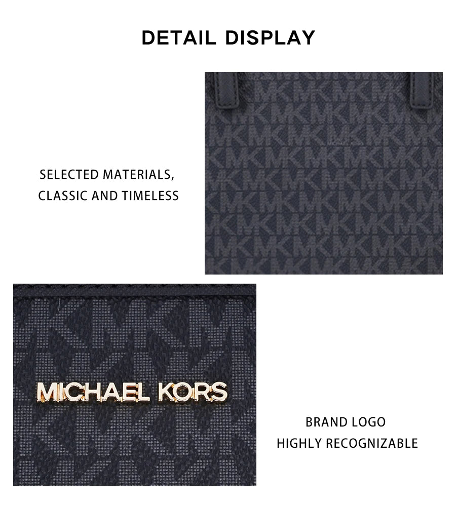 Michael Kors Ole Jet Set Travel Ultra Small PVC Print With Leather