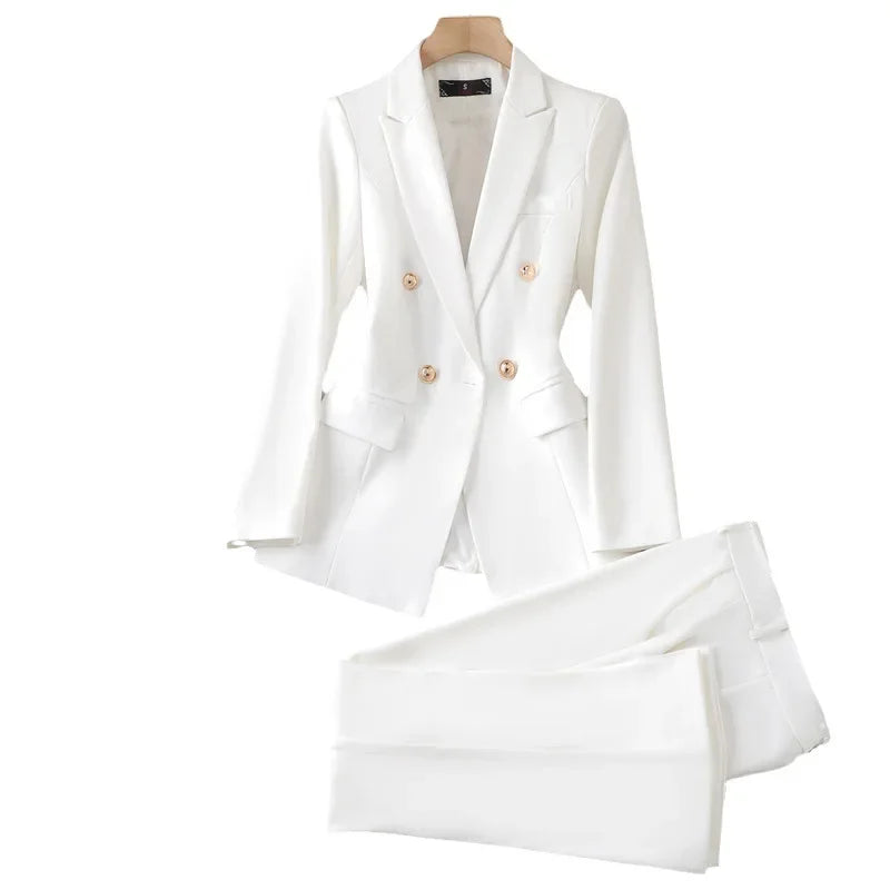 White Suit Women's Business Wear Jacket