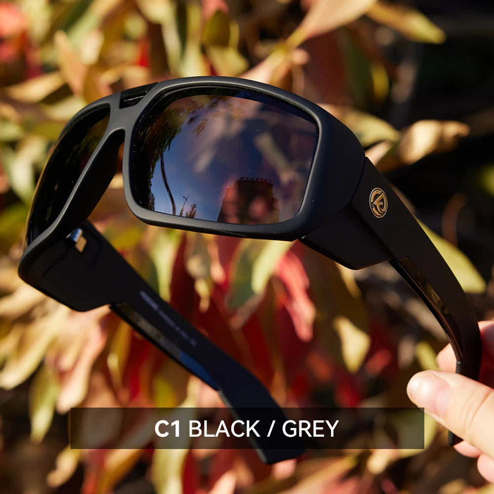 KDEAM Polarized Sports Sunglasses – UV400 Mirrored Lens for Men & Women