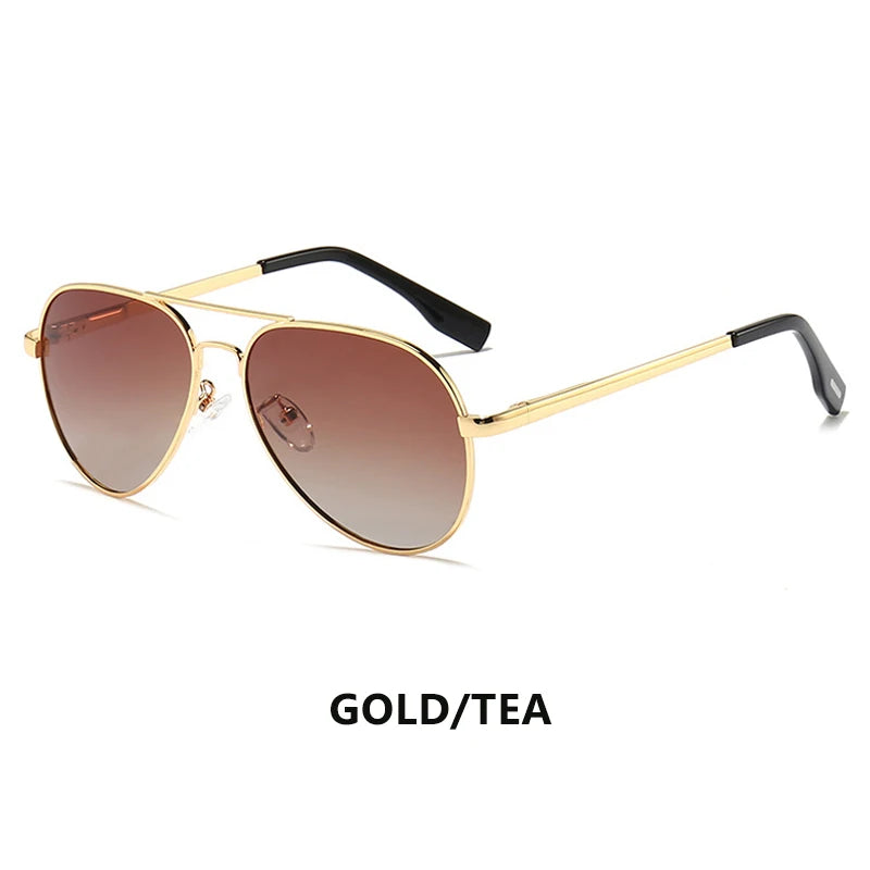 LIOUMO Polarized Aviation Sunglasses – Stylish & Anti-Glare Pilot Glasses for Men & Women
