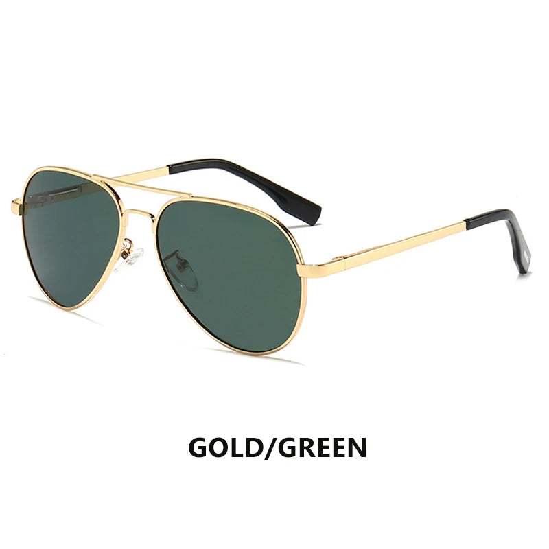 LIOUMO Polarized Aviation Sunglasses – Stylish & Anti-Glare Pilot Glasses for Men & Women