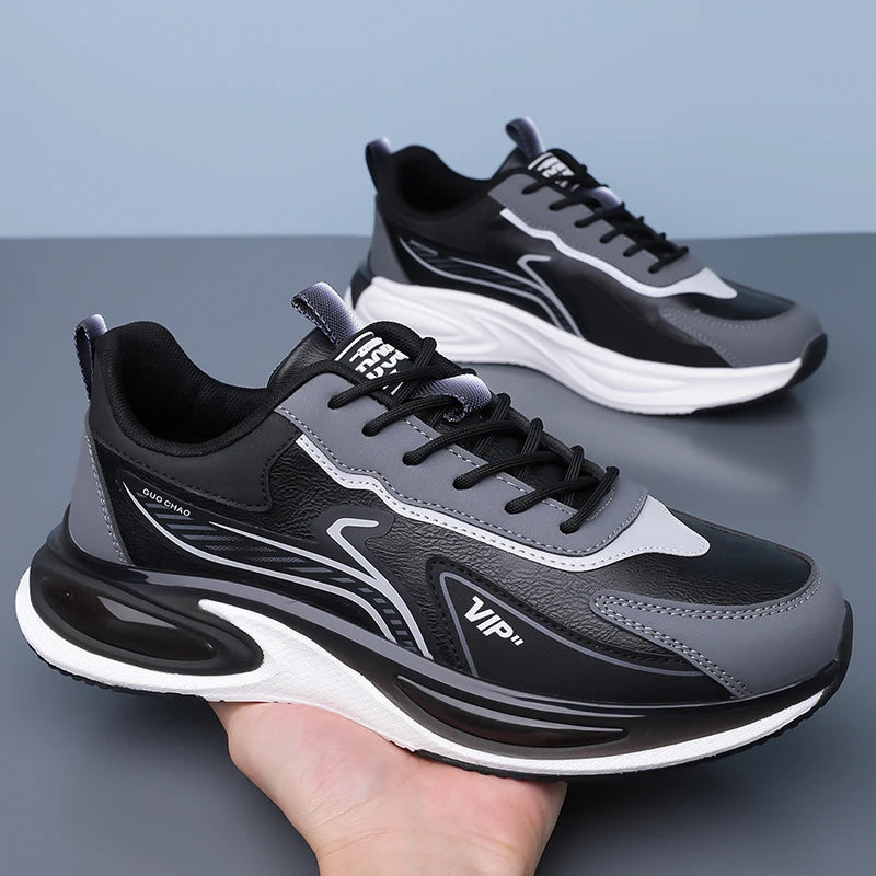 Men’s Platform Athletic Sneakers – Casual Street Style & Winter-Warm Sport Shoes