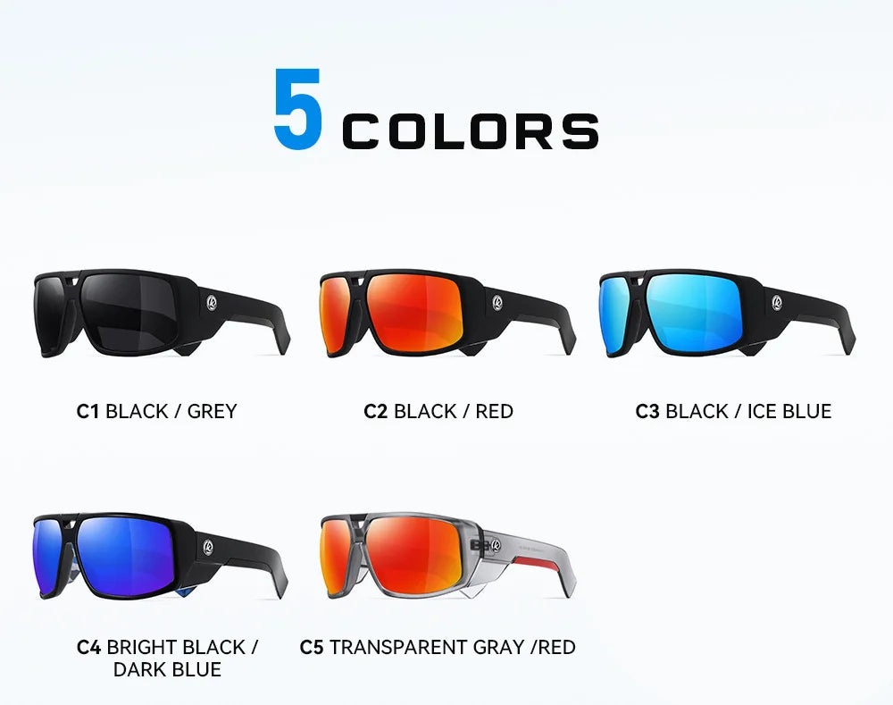 2024 High Quality KDEAM Polarized Man Sunglasses Luxury Brand Designer Green Goggles Fishing Driving Outdoor Eyewear TUNA ALLEY - Mammalook