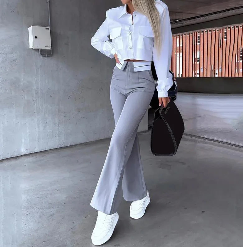 Two-Piece Blazer & Pant Set – Suit Outfit
