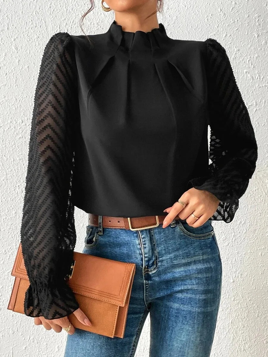 Spring Shirt - Chiffon Long Sleeved