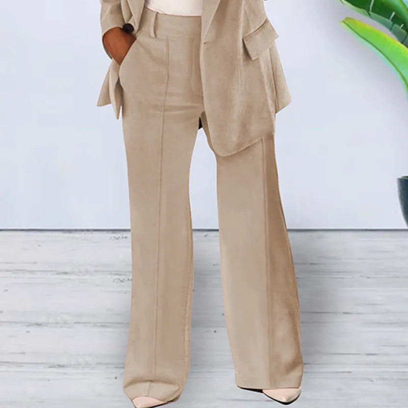 Two-Piece Blazer and Pants Set