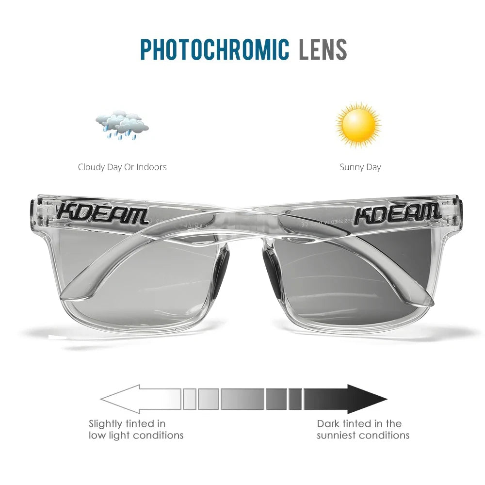 Fabulous Look KDEAM Sunglasses Men UV Blocked And Polarized Sunglasses Women For Fishing Driving Hiking With Zipper Case - Mammalook