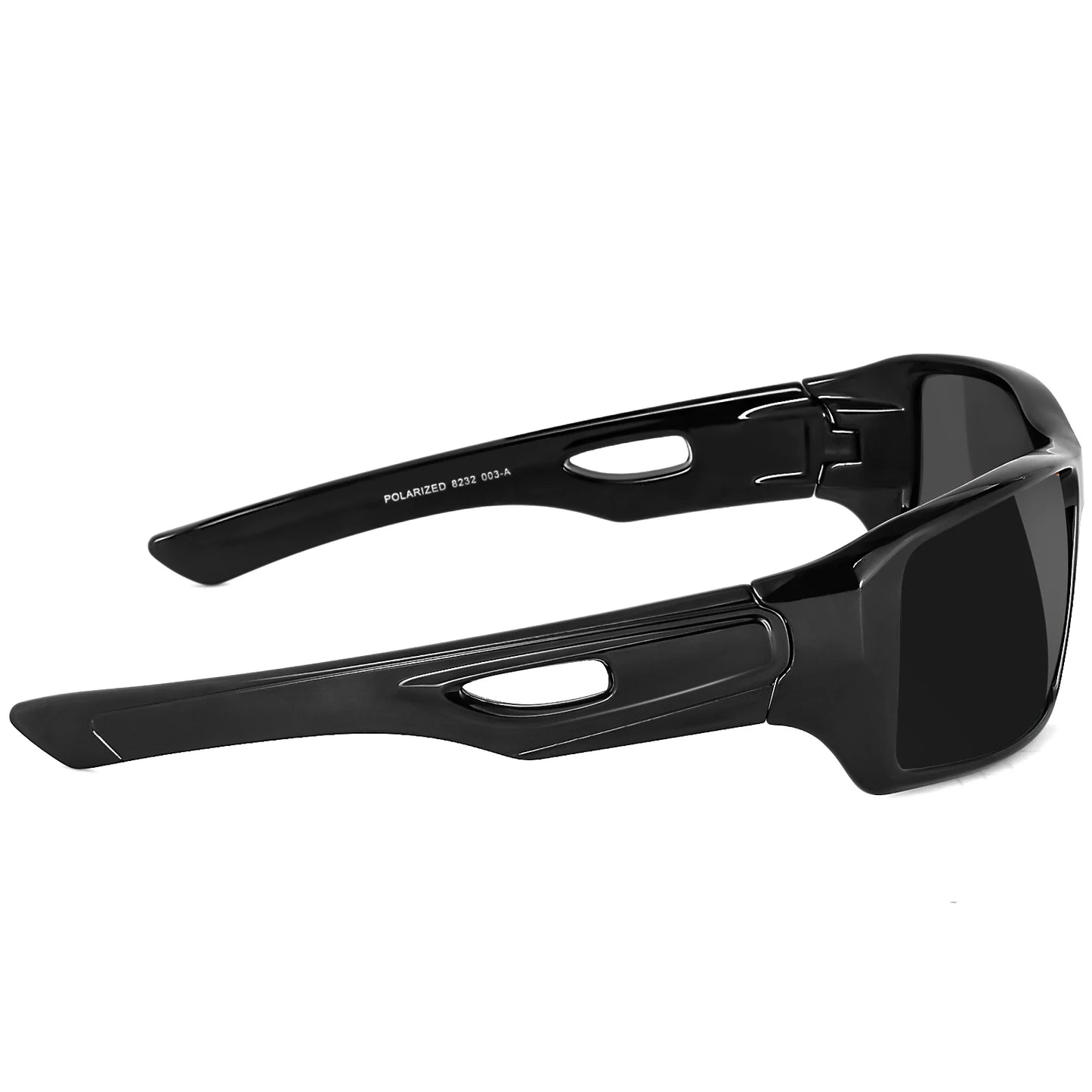 MAXJULI Polarized Wrap Around Sports Sunglasses for Big Heads Men Women UV400 Protection Sun Glasses 8232 - Mammalook
