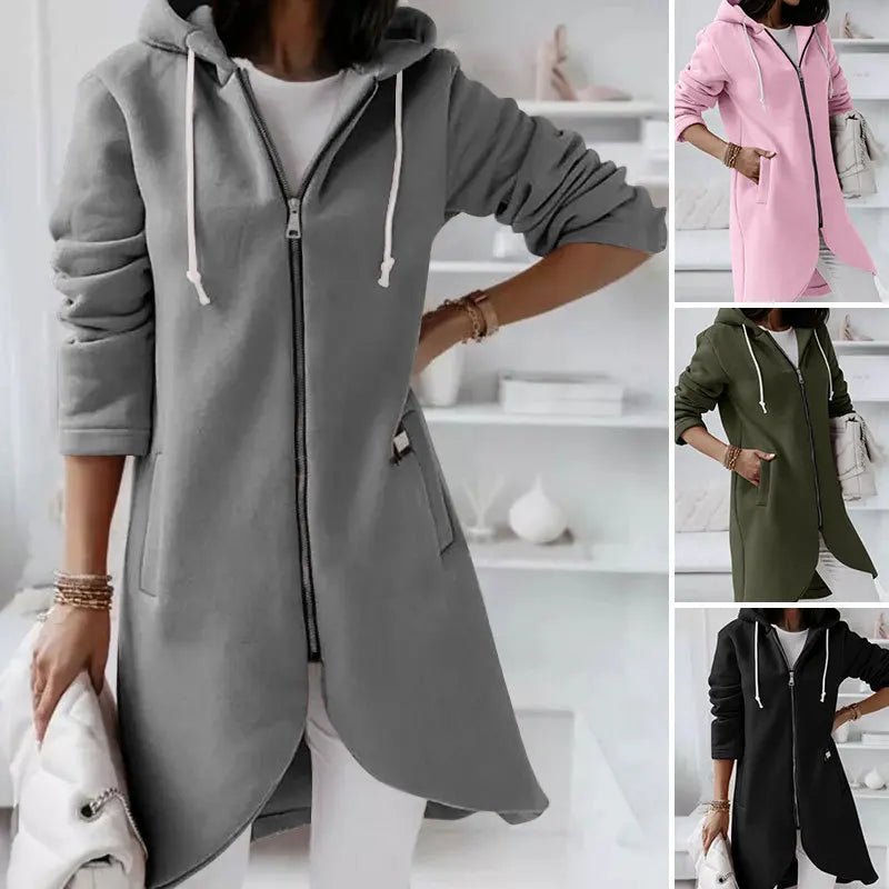 Hoodie with Zipper and Hood