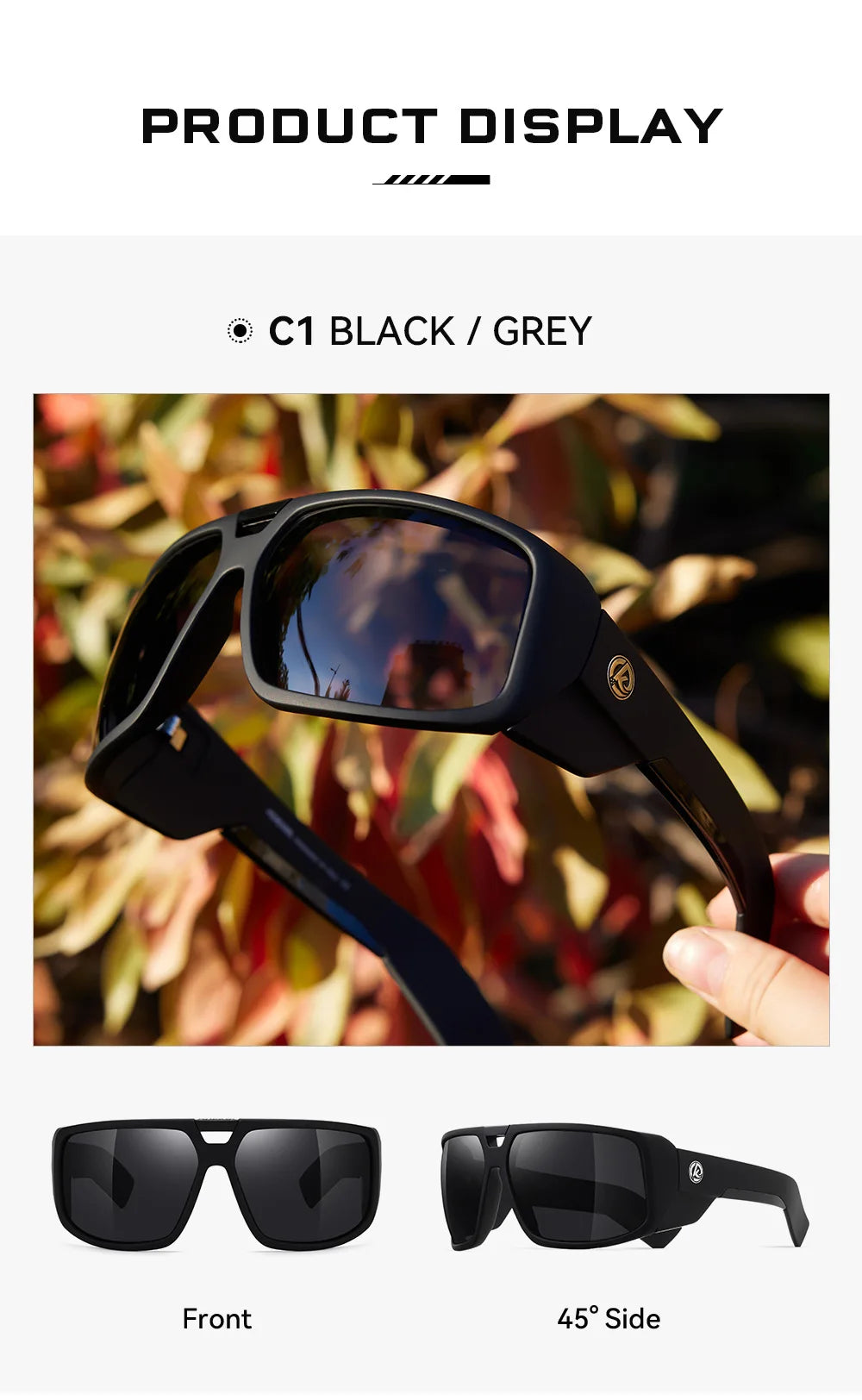 2024 High Quality KDEAM Polarized Man Sunglasses Luxury Brand Designer Green Goggles Fishing Driving Outdoor Eyewear TUNA ALLEY - Mammalook