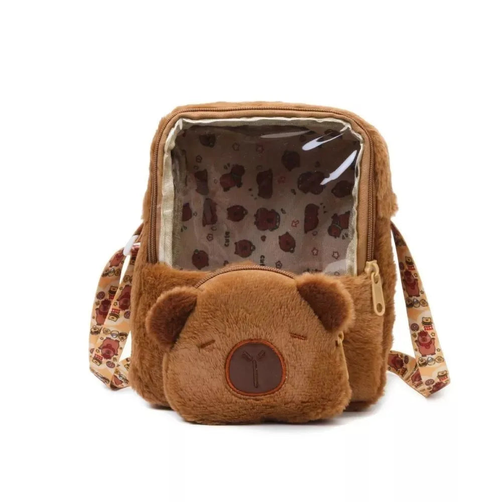 Shoulder Bag Capybara Plush Backpack Animals Students School Bag Couple - Mammalook